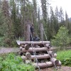 Swinging Bridge on way to Boulder Pass